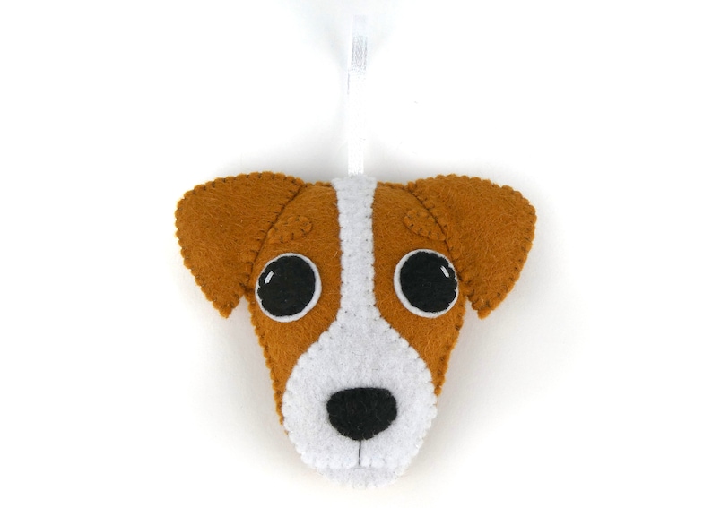 Jack Russell Felt Dog Ornament / Decoration Etsy UK