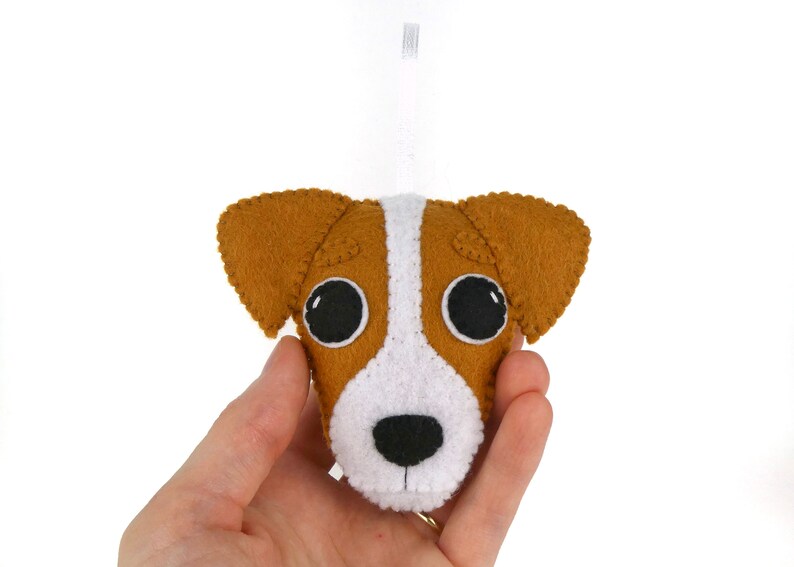Jack Russell Felt Dog Ornament / Decoration Etsy UK