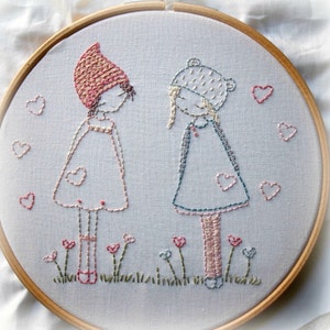 Friends hand embroidery pattern pdf image 2
