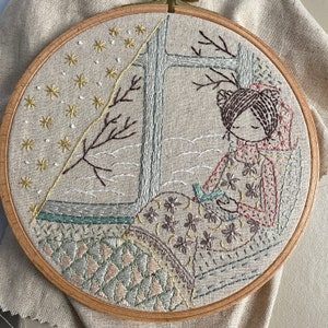 the window seat pdf hand embroidery pattern lilipopo