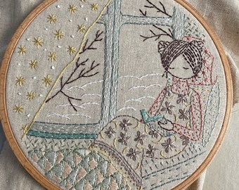 the window seat pdf hand embroidery pattern lilipopo