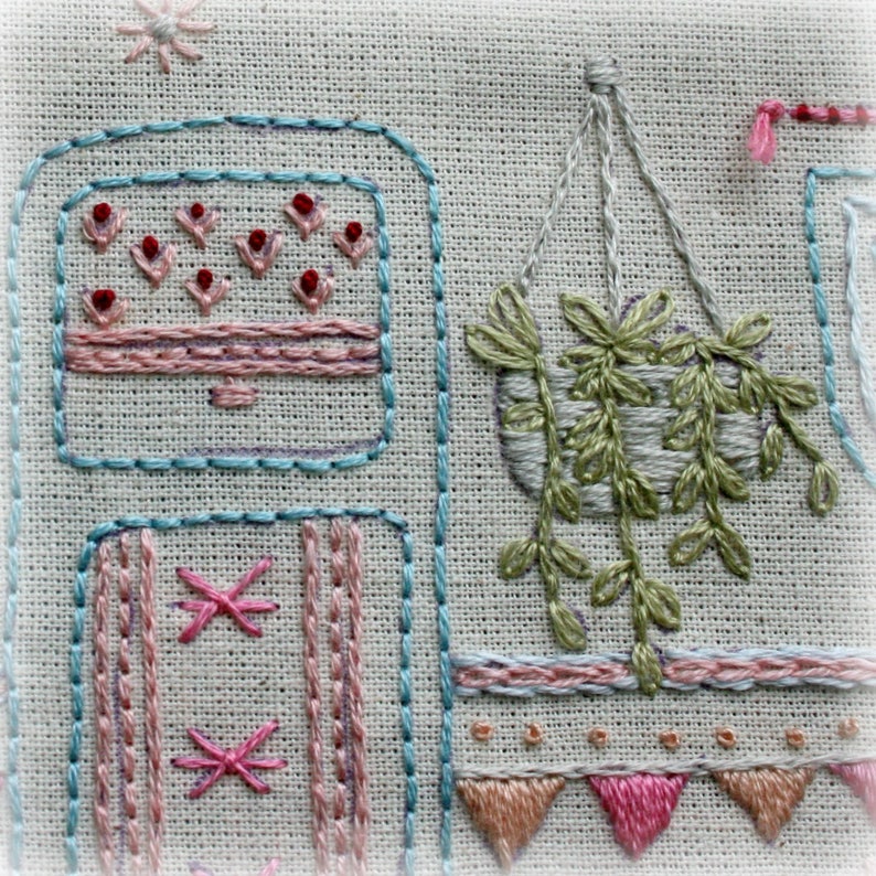 little caravan embroidery pattern PDF image 3