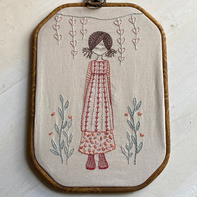 In the garden hand embroidery pattern pdf image 1