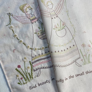 embroidery printed panel find beauty in the small things