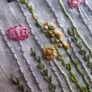flower gardener hand embroidery pattern PDF image 5