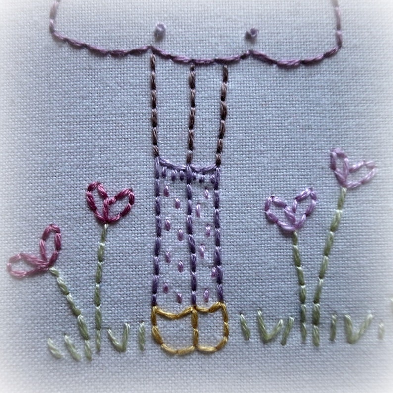 Friends hand embroidery pattern pdf image 6