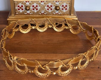 Christian Dior Vintage Genuine Snakeskin Leather Belt Size  display picture 1