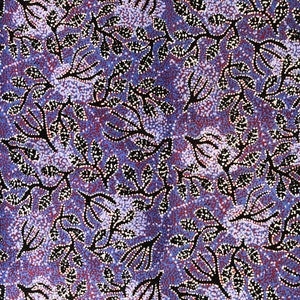 Aboriginal art water dreaming abstract brown quilting cotton fabric by Half yard or Fat quarter, Australian indigenous art fabric