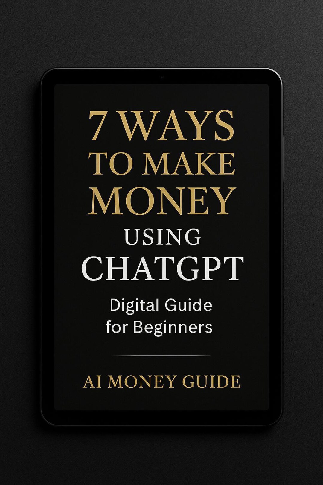 7 Ways to Make Money Using Chatgpt – Digital PDF Guide for Beginners - Etsy