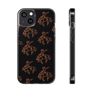 Western Cowboy Phone Case | Trendy Phone Cover, Rodeo Style, Gift for Horse Lovers, Rustic Decor, Birthday & Holidays