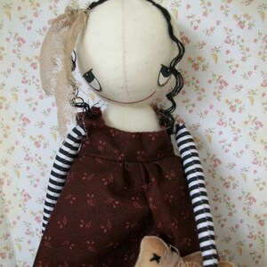 Instant Download &#39;MONDAY&#39;S CHILD&#39; Sweet PRIMITIVE Girl