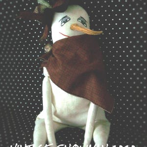 Directe download 14,5" PRIMITIEVE VINTAGE SNEEUWMAN