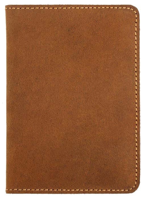 Passport Wallet Rustic Leather Distressed Buckskin Tan | Etsy