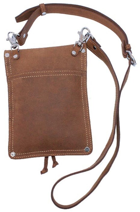 LARGE Leather Pouch Purse iPad Case Man Bag Buckskin Tan Etsy Canada