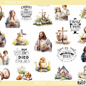 ¡Ha resucitado! - Religioso - Biblia / Escrituras / Agenda - Pegatinas imprimibles