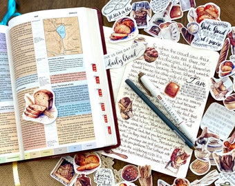 Jesus - Bread of Life Sticker Pack - Bible Journaling & Planners, Scrapbooking