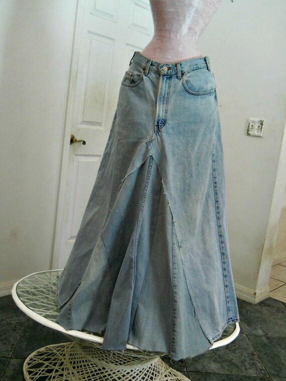 gap jean skirt
