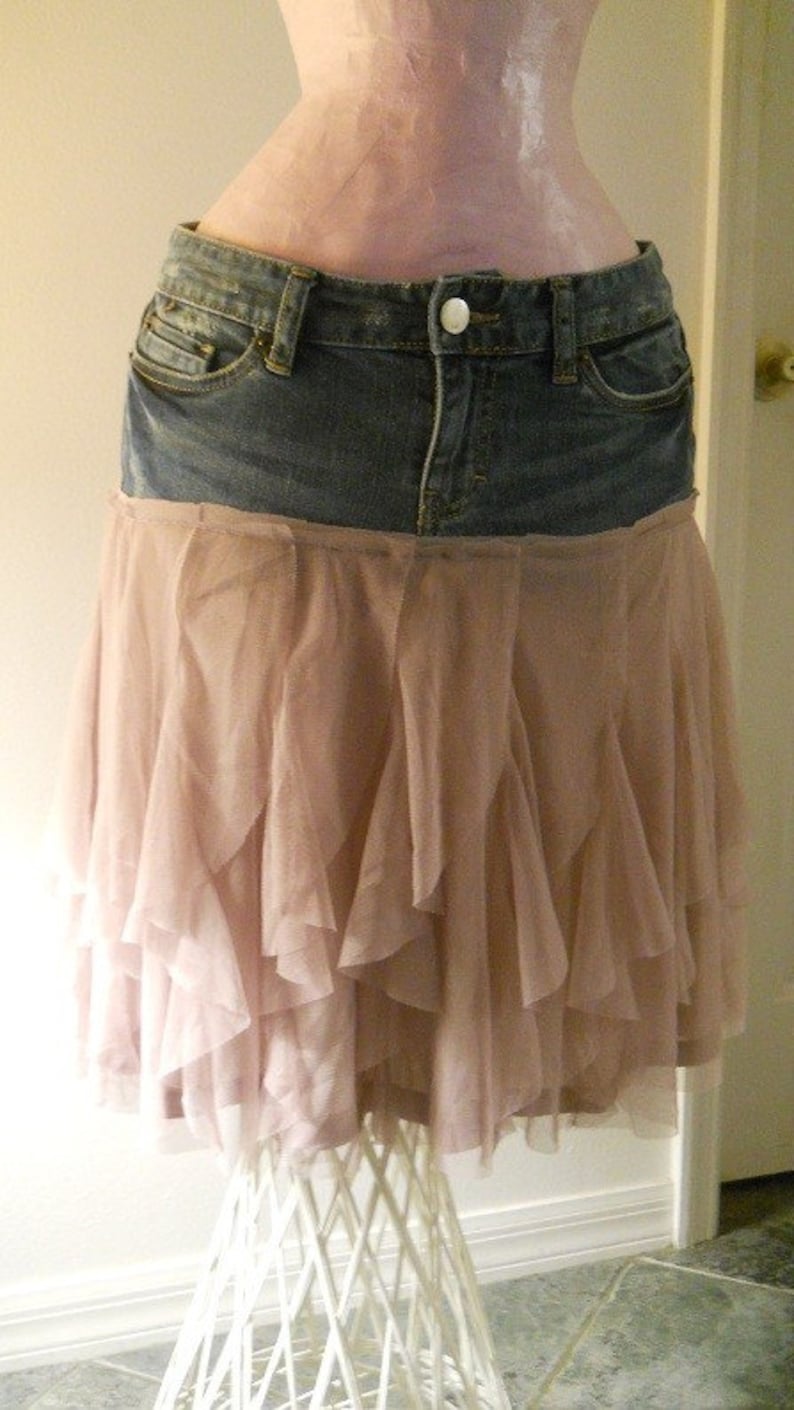 chiffon and tulle skirt