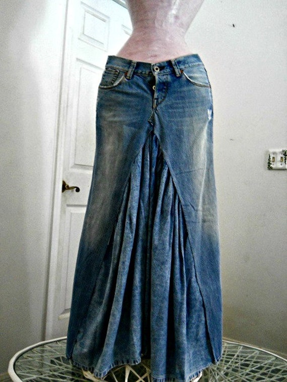 lucky denim skirt