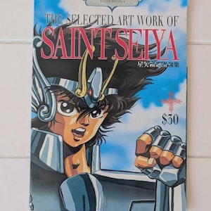 Saint Seiya Art Book A-Club Special 6 – 16 Prints + Bonus Poster | Rare Japanese Anime Collectible