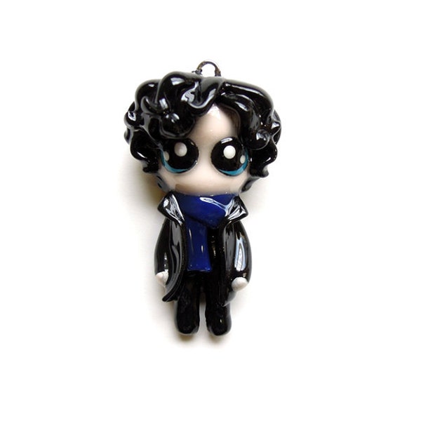 SALE - Sherlock - Miniature Sculpture - Charm Pendant