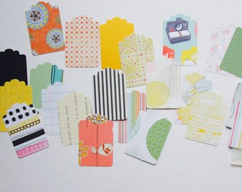 Shipping Hang Tag Label . 20 Shaped Paper Die Cuts . Hangtags Tags Scrapbooking Planner Supplies Listers Gotta List Mini Album Supplies