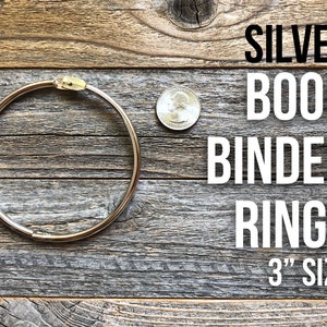 Gold Binder Rings Hinge Split Ring Snap Rings Card Rings Album