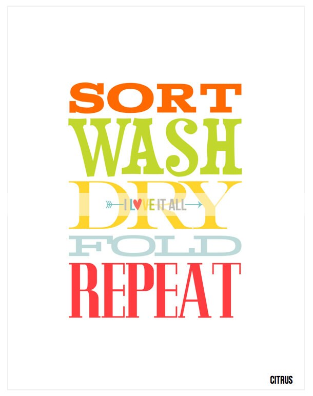 Laundry room subway art print sign  housewarming gift   etsy