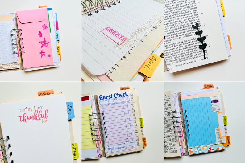 2023 Gratitude Journal  with Crafting Kit Mixed Paper Junk image 2