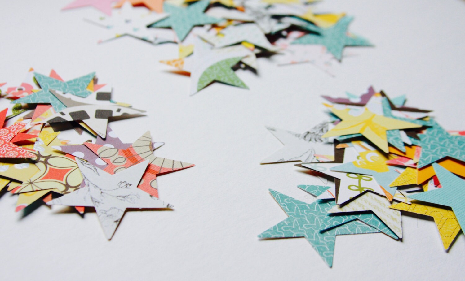 Stars Paper Confetti Star Shape Paper Die Cuts Cardstock
