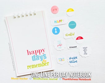 Perpetual Calendar, Gratitude Journal, Mood Tracker Notebook, Birthday Journal, Important Dates, Anniversary Calendar, Days to Remember