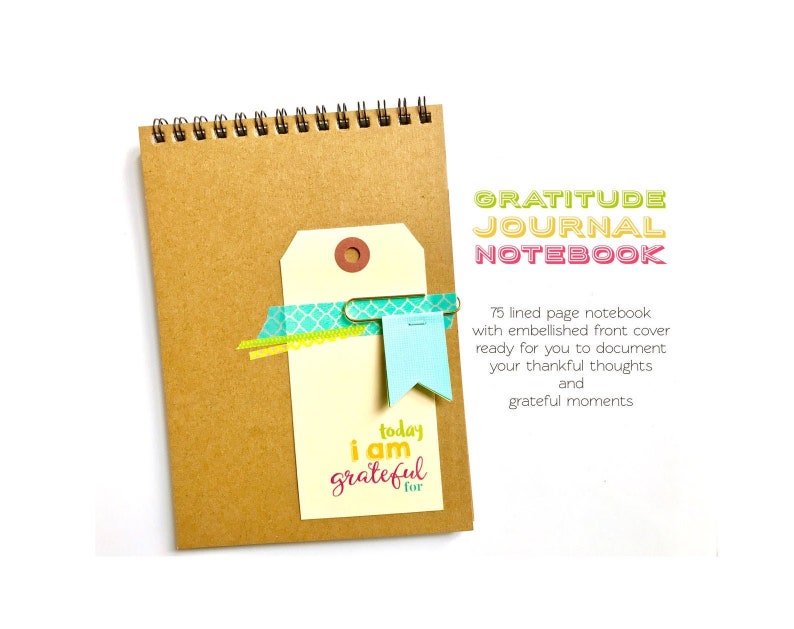 Gratitude Journal Notebook Today I Am Grateful For Happiness Journal Positive Thinking Thankful Diary Blessings Book Mindfulness Jotter Book image 1