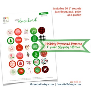 1 Round Green Dates, Advent Calendar Numbers Set, Printable Cut Apart Date, Number Die Cut Out, Monthly Dates, Instant Download, Holiday image 4