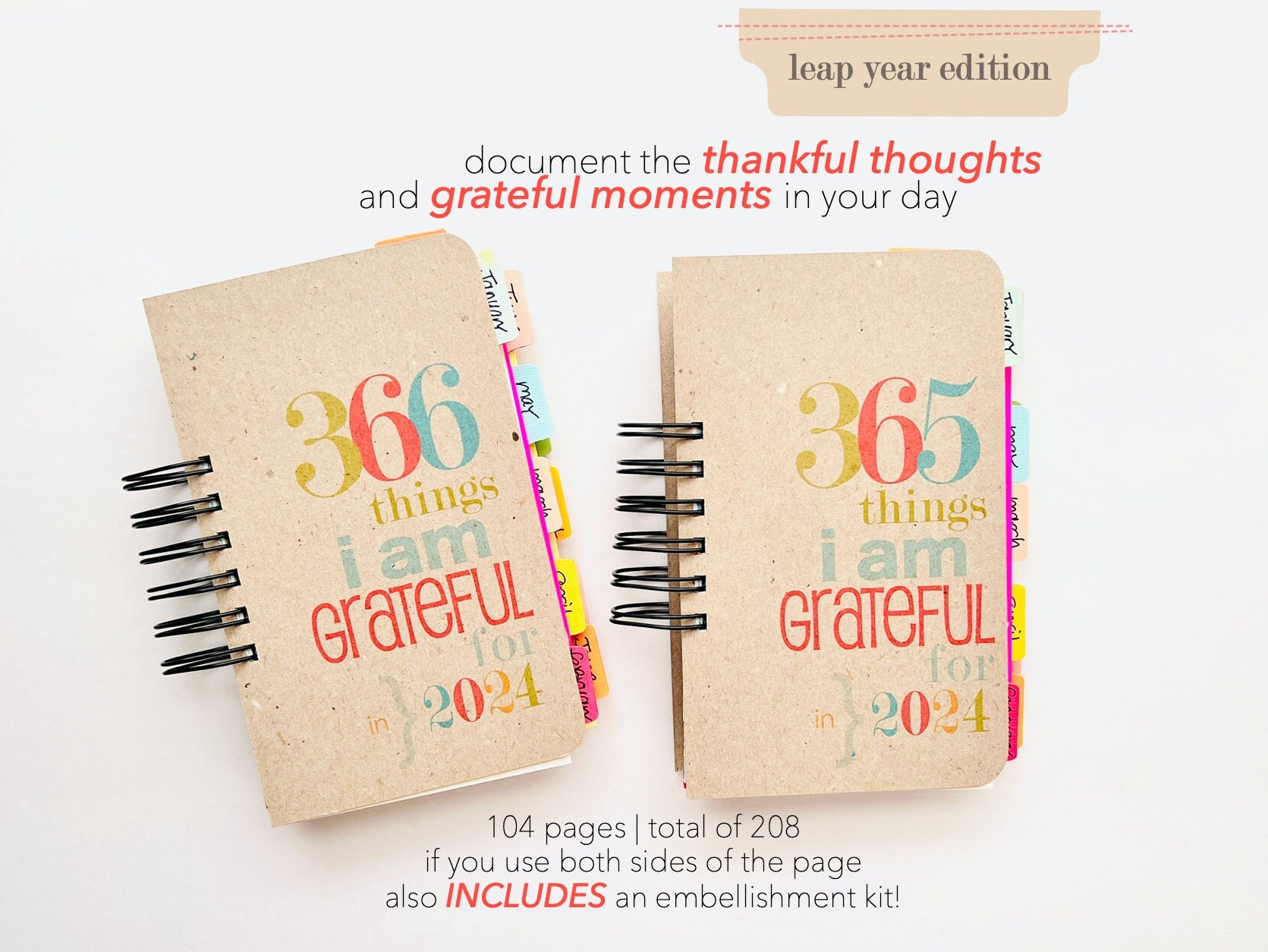 DIY Gratitude Affirmation Journal for Girls, Journaling Set - Journal Kit Incl