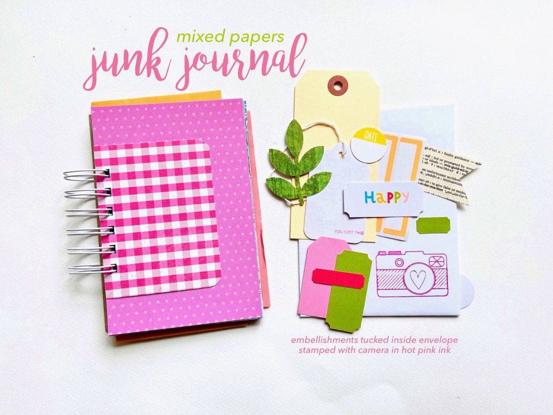 Graues und Weißes Journal Monochromes MiniBuch Ton auf Ton | Etsy