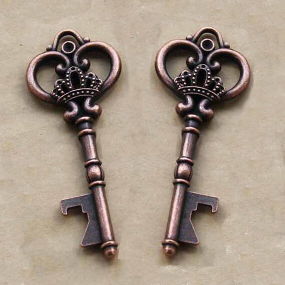 Skeleton Key Large Bottle Openers Wedding Favors Bulk Skeleton Etsy UK
