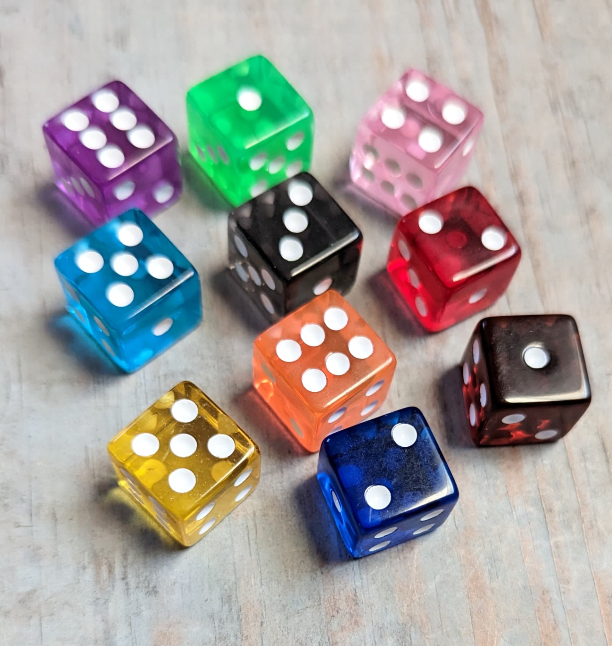 Cubes En Acrylique Dé 8 Mm Pour Jeux De Société - France