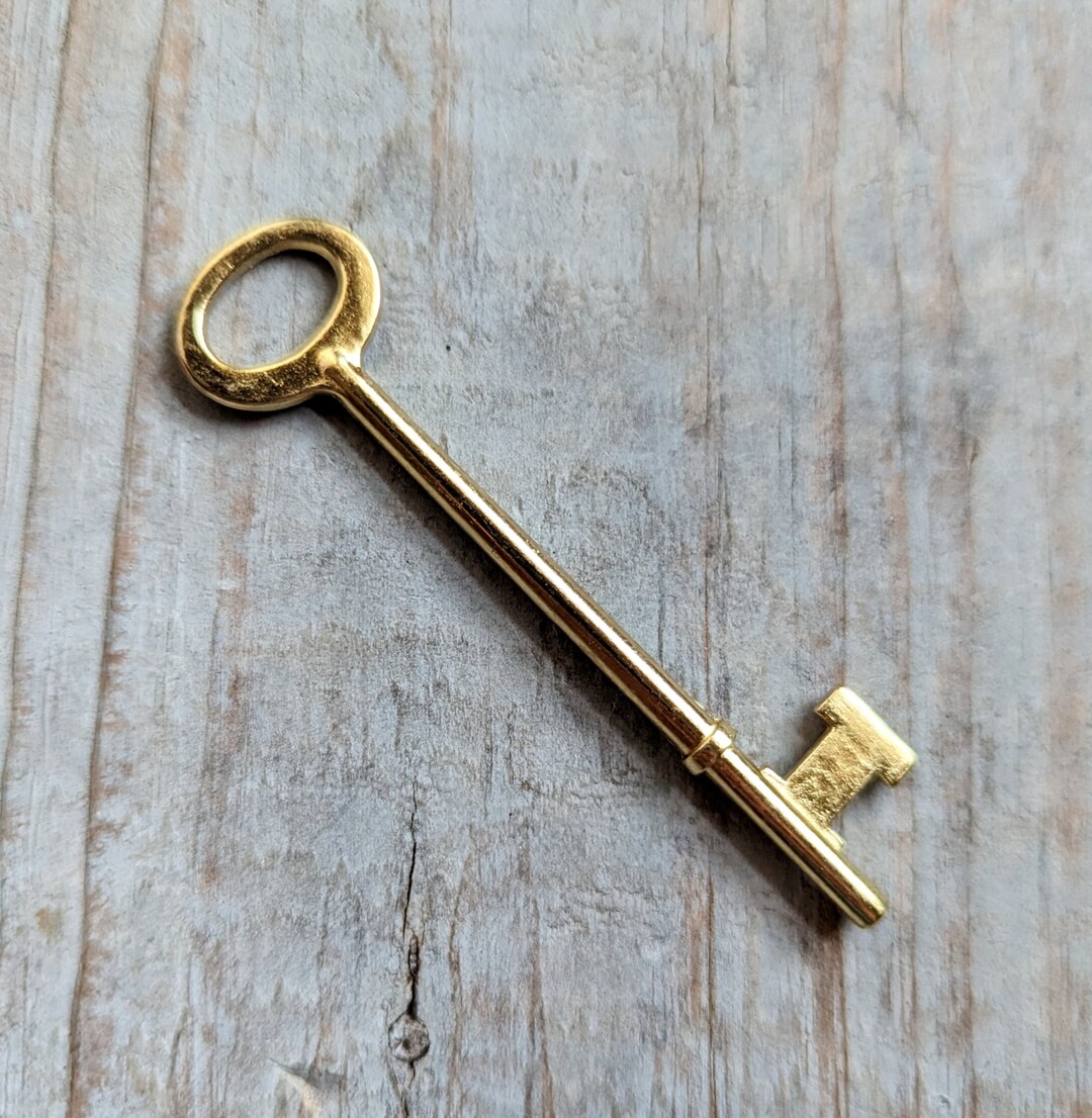 Skeleton Key for Mortise Antique Door Locks Brass Plated Zinc 80mm/3.15 Etsy