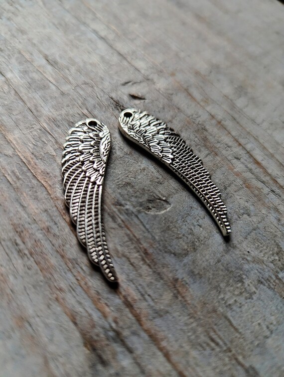 Sterling silver angel wing hotsell charm wholesale