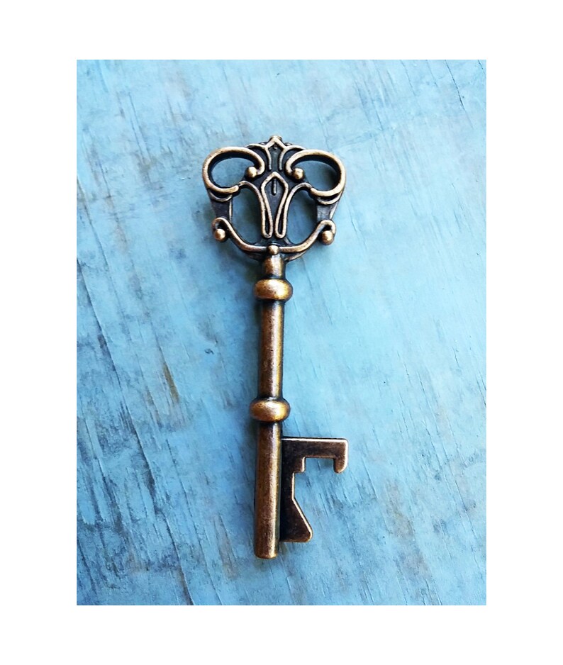 Bulk Skeleton Key Bottle Openers Antiqued Copper Large Etsy