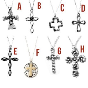 Silver Cross Necklace, Silver Cross Jewelry, Silver Cross Pendants, Wholesale Cross Jewelry, Religious Necklaces, Cross Pendants, Cross Gift