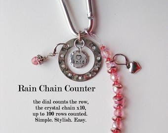Row Counter. Susan Bates Manual Dial Counter Fits on Crochet Hooks
