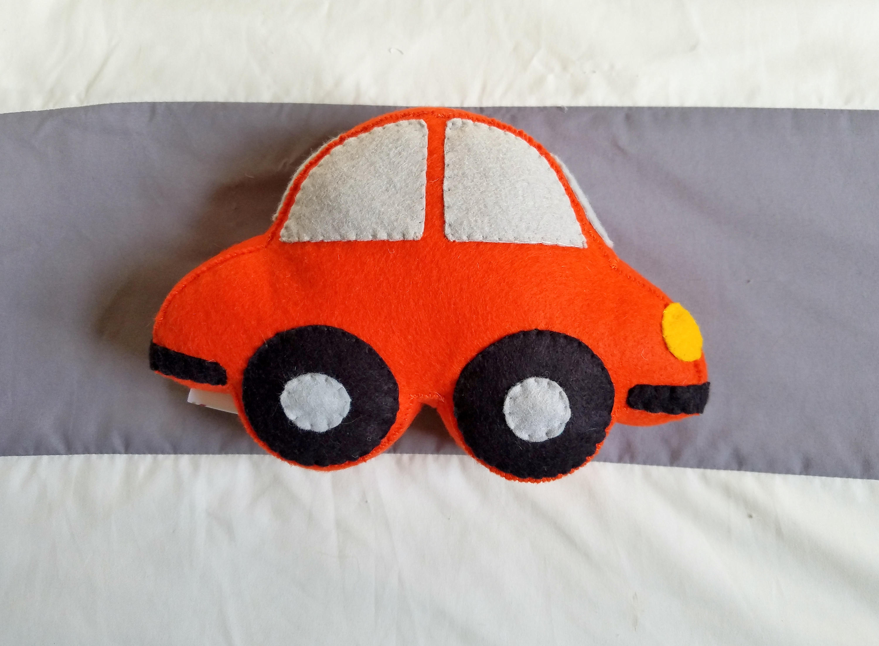 Felt Car Shaped Pillow Kids Transportation Theme Room Etsy