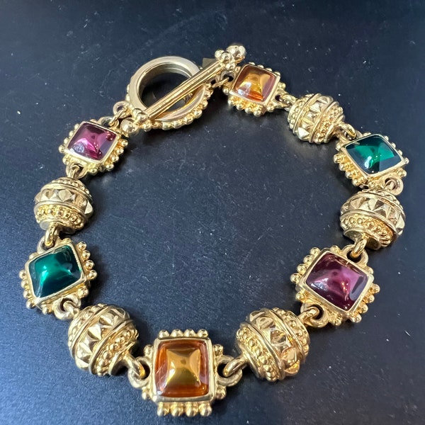 Alana Stewart Enamel Toggle Bracelet