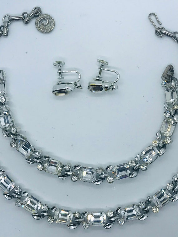 Lisner Parue Crystal Bracelet Necklace