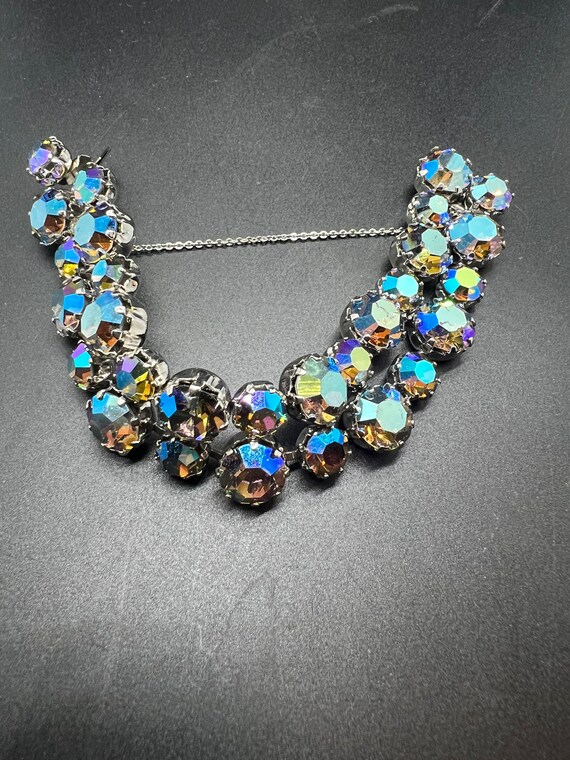 Unsigned AB Blue Rhinestone - image 6