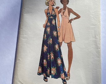 Butterick 3129 1970’s Sewing Pattern Misses' Size 8