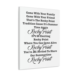 Rocky Point Amusement Park Canvas Wall Art: Rhode Island Nostalgia
