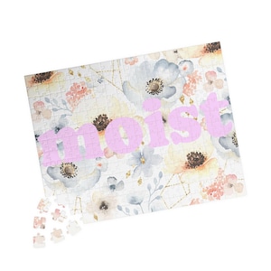 Moist Jigsaw Puzzle, Funny Dirty Sayings Adult Puzzle - Gift for Her, Adult Games - Secret Santa, White Elephant Gift, Unique Puzzle