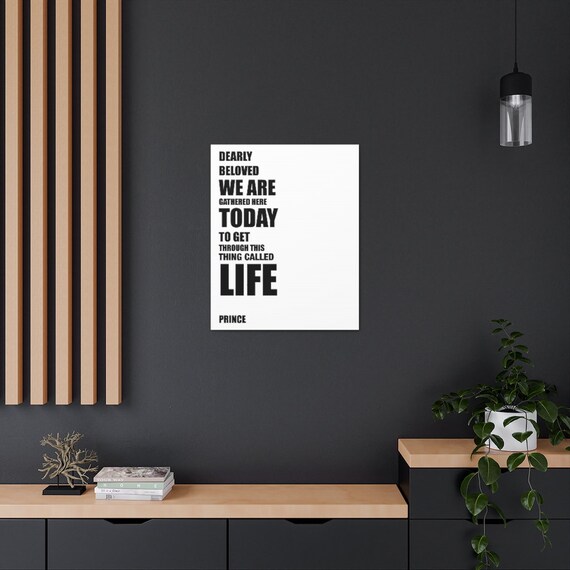 Prince Wall Art, Prince Song Lyrics, Let's Go Crazy Canvas Gallery